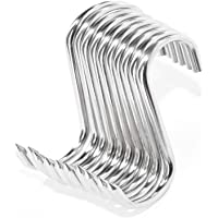 Kitlit S Ganchos Acero Inoxidable Ganchos para Carne Ganchos Carnicero Señaló 100x4mm S Ganchos Carnicero Ganchos para…